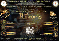 REWOP 23 National Level Symposium Poster